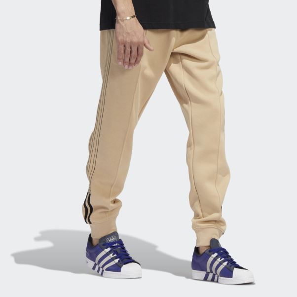Pantalon De Jogging Polaire Sst Beige Adidas