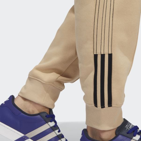 Pantalon De Jogging Polaire Sst Beige Adidas