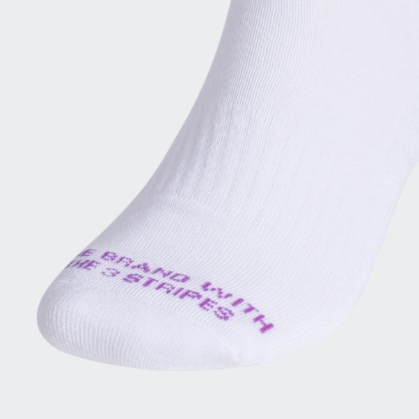 Socquettes Spiral Crew 3 Paires Blanc Adidas