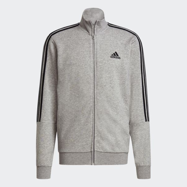 Survetement Aeroready Essentials 3 Bandes Gris Moyen Adidas