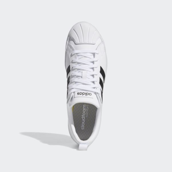 Baskets Streetcheck Cloudfoam Court Blanc Adidas