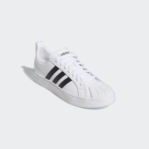 Baskets Streetcheck Cloudfoam Court Blanc Adidas