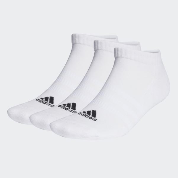 Chaussettes Basses Amorties 3 Paires Adidas Blanc