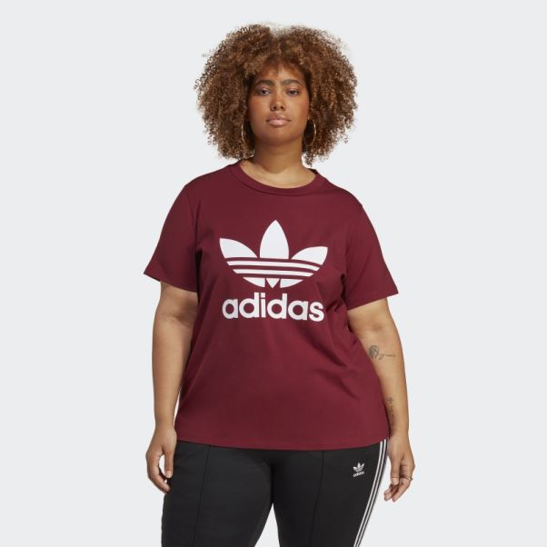 Adicolor Classics Trefoil Tee (taille Plus) Adidas Rouge