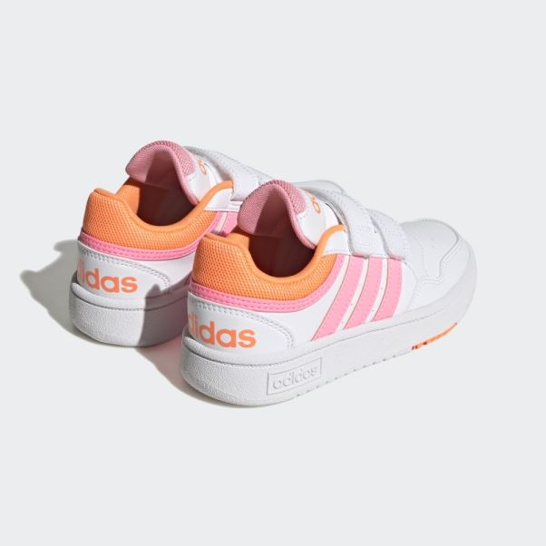 Adidas Hoops Lifestyle Basket-ball Chaussures Auto-agrippantes Faisceau Rose