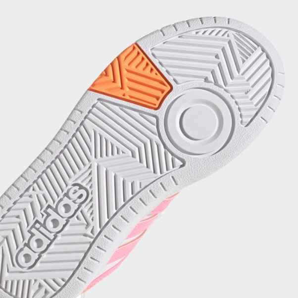 Adidas Hoops Lifestyle Basket-ball Chaussures Auto-agrippantes Faisceau Rose