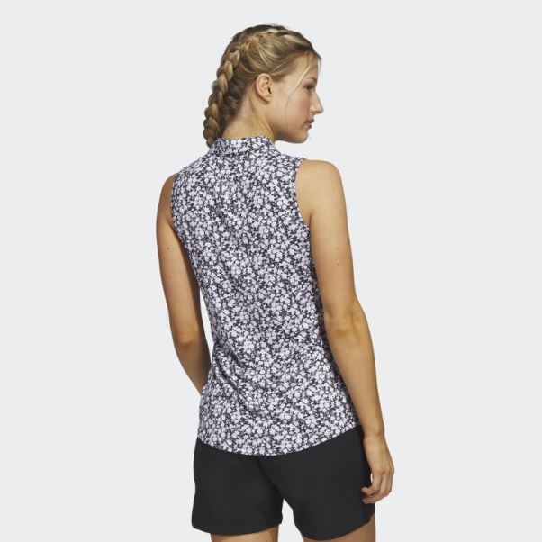 Polo De Golf Sans Manches Adidas Ultimate365 Noir