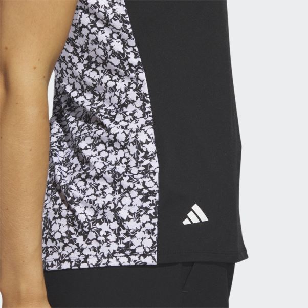 Polo De Golf Sans Manches Adidas Ultimate365 Noir