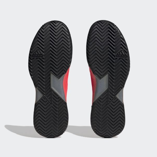 Chaussures De Tennis Adizero Ubersonic 4 Rouge Adidas