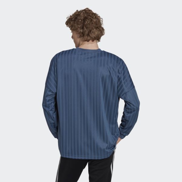 Maillot Adidas Rekive Graphique à Manches Longues Acier
