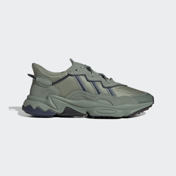 Ozweego Chaussures Vert Argent Adidas