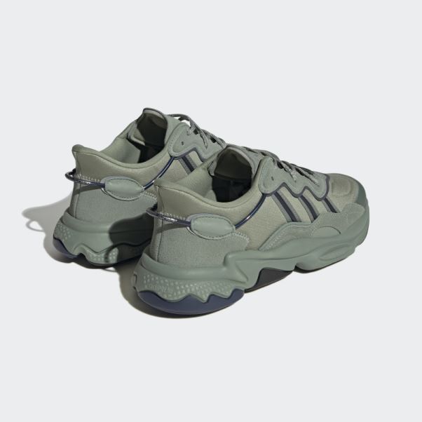Ozweego Chaussures Vert Argent Adidas