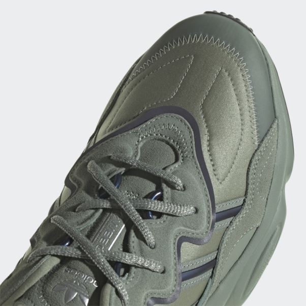 Ozweego Chaussures Vert Argent Adidas