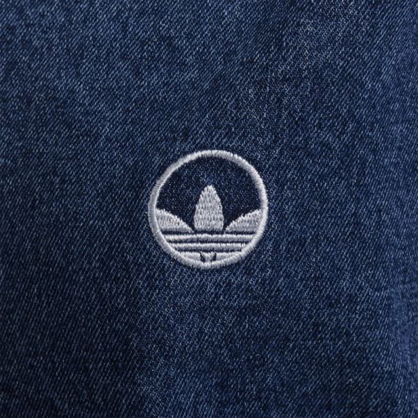 Veste En Jean Collégiale Denim Bleu Indigo Adidas