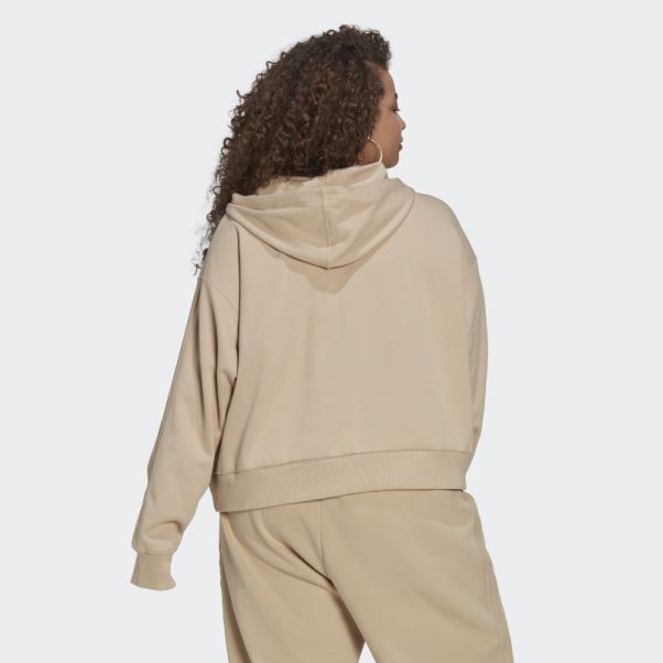 Sweat à Capuche Beige à Lacets Always Original (taille Plus) Adidas