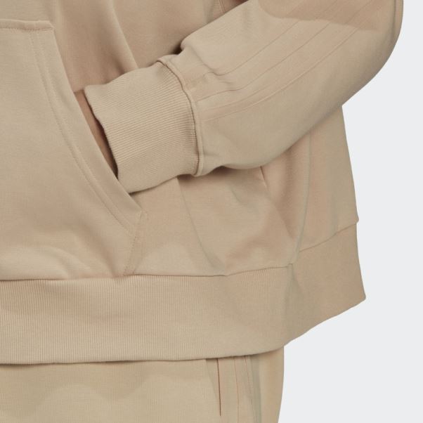 Sweat à Capuche Beige à Lacets Always Original (taille Plus) Adidas