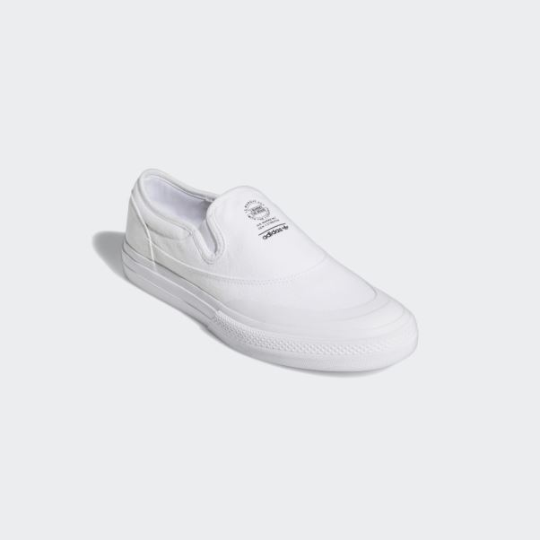Nizza Rf Slip Chaussures Adidas Blanc