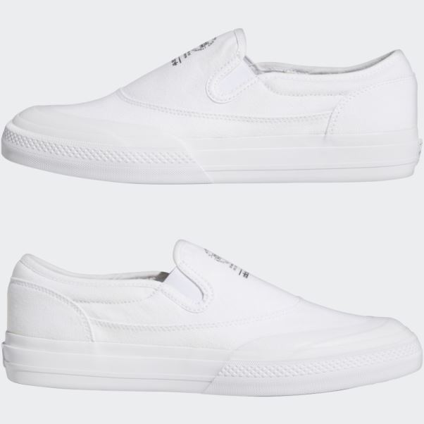 Nizza Rf Slip Chaussures Adidas Blanc