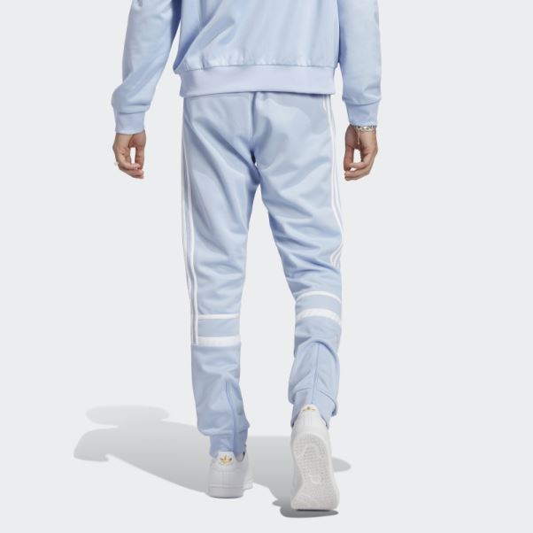 Pantalon Adidas Bleu Aube Adicolor Classics Cutline