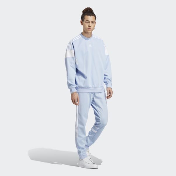 Pantalon Adidas Bleu Aube Adicolor Classics Cutline