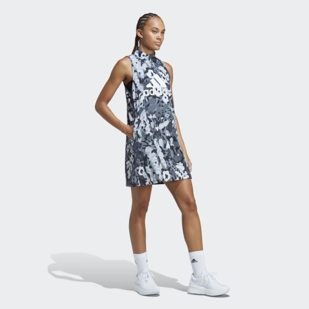 Adidas Robe Graphique Noir