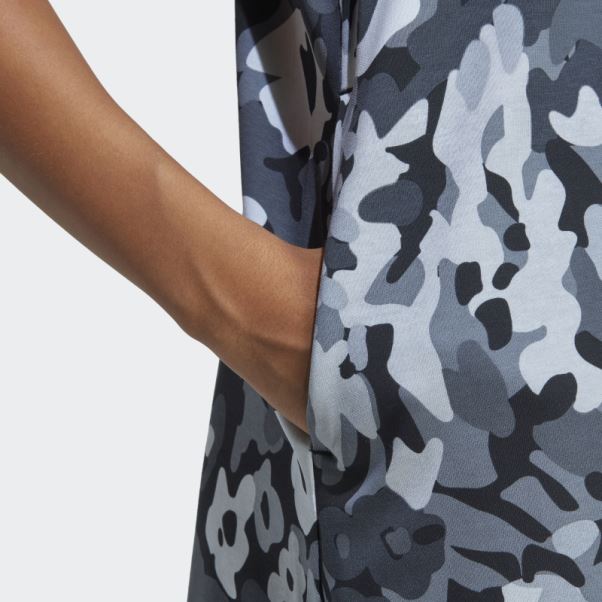 Adidas Robe Graphique Noir