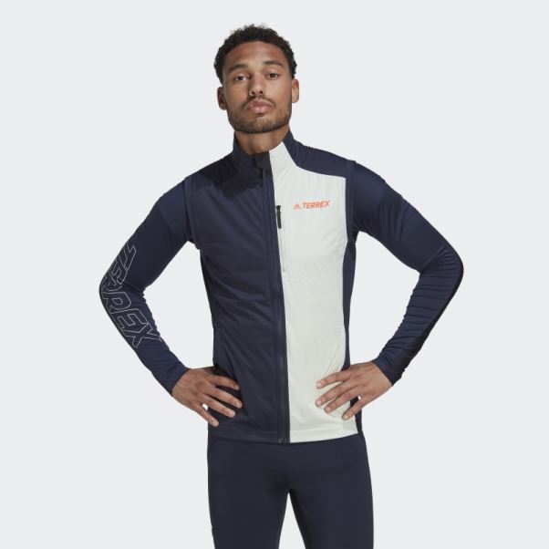 Fashion Adidas Terrex Xperior Cross-country Ski Soft Shell Gilet Vert