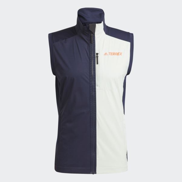 Fashion Adidas Terrex Xperior Cross-country Ski Soft Shell Gilet Vert