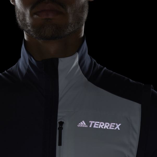 Fashion Adidas Terrex Xperior Cross-country Ski Soft Shell Gilet Vert