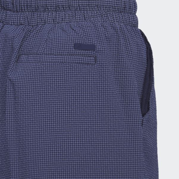 Adidas Bleu Marine Seersucker 16 Pouces Jupe De Golf Mode