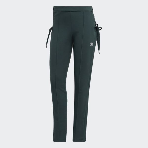 Pantalon Slim à Lacets Always Original Vert Minéral Adidas