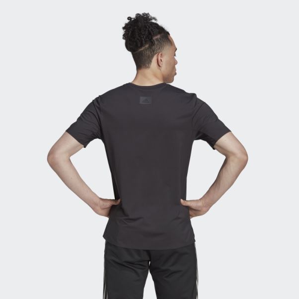 Best Of Adidas T-shirt D'entraînement Noir Chaud