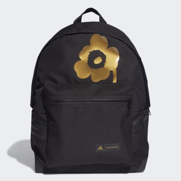 Marimekko Unikko Sac à Dos Classique à Imprimé Fleuri Noir Adidas