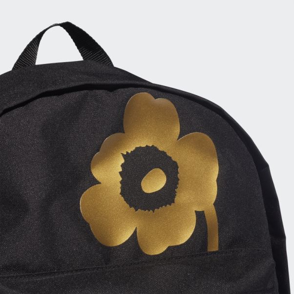 Marimekko Unikko Sac à Dos Classique à Imprimé Fleuri Noir Adidas