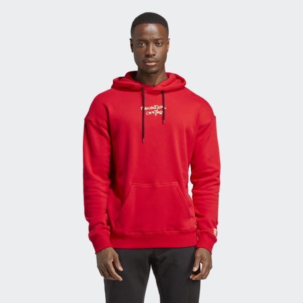 Adidas Manchester United Chinese Story Sweat à Capuche écarlate