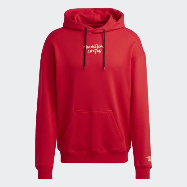 Adidas Manchester United Chinese Story Sweat à Capuche écarlate