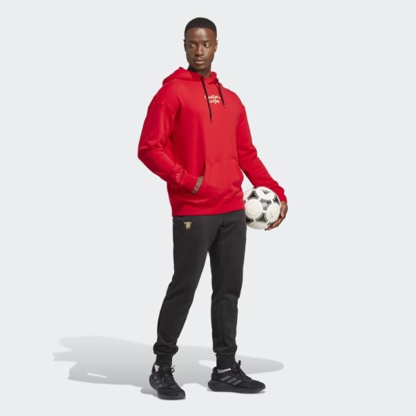 Adidas Manchester United Chinese Story Sweat à Capuche écarlate