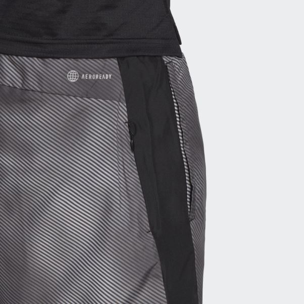 Adidas Short Colorblock Propriétaire De La Course Gris