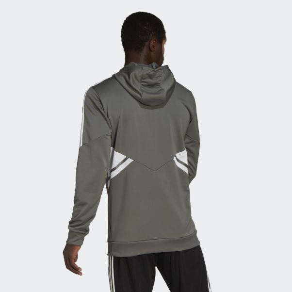 Adidas Sweat à Capuche Condivo 22 Gris