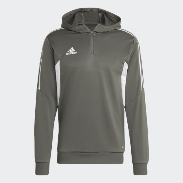 Adidas Sweat à Capuche Condivo 22 Gris
