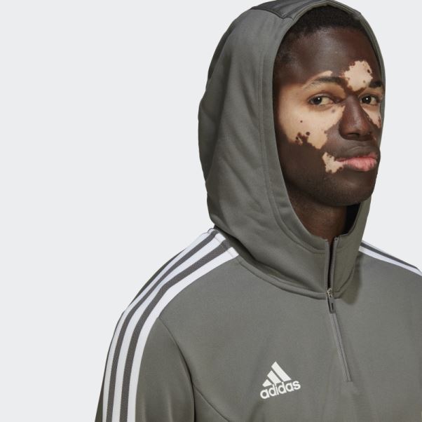 Adidas Sweat à Capuche Condivo 22 Gris