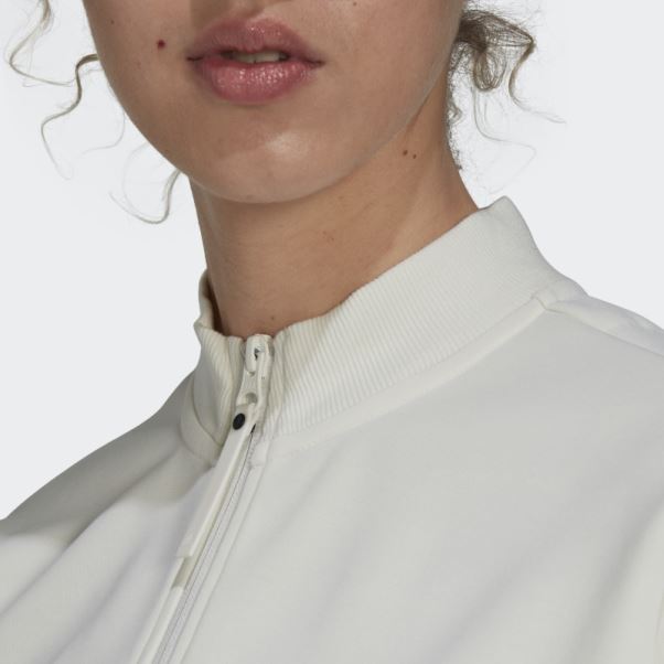 Adidas Haut De Survêtement Court Blanc