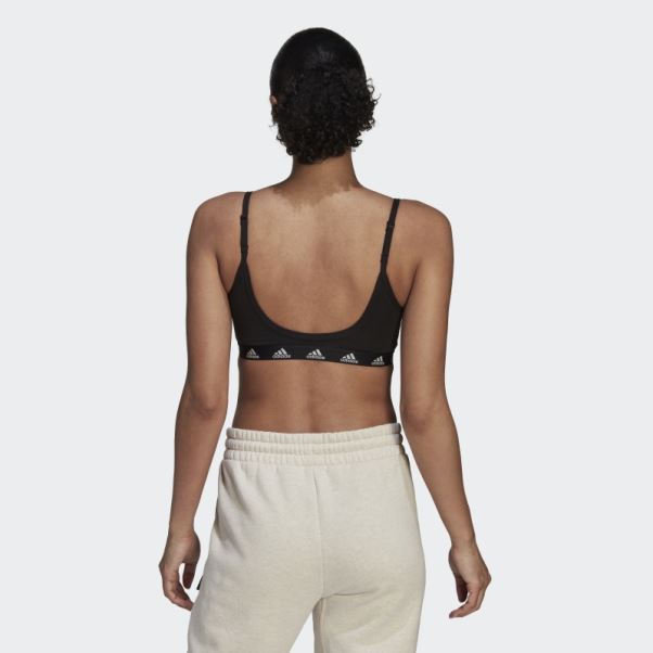 Soutien-gorge Léger Adidas Purebare Light-support Noir