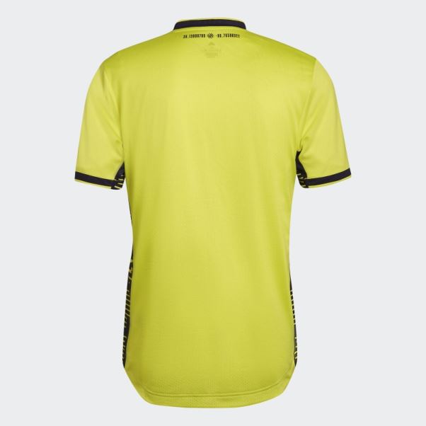 Maillot Nashville Sc 22/23 Home Authentique Jaune Choc Adidas
