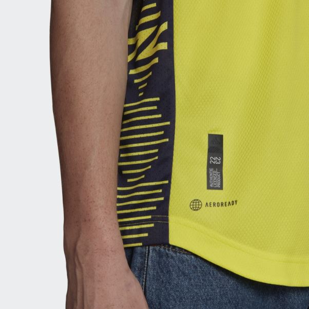 Maillot Nashville Sc 22/23 Home Authentique Jaune Choc Adidas