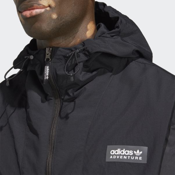 Adidas Coupe-vent Aventure Premium Noir Chaud