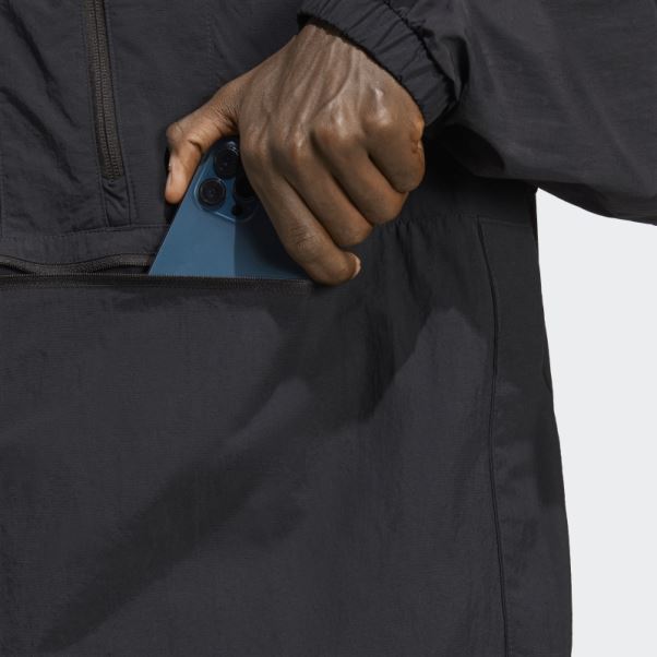 Adidas Coupe-vent Aventure Premium Noir Chaud