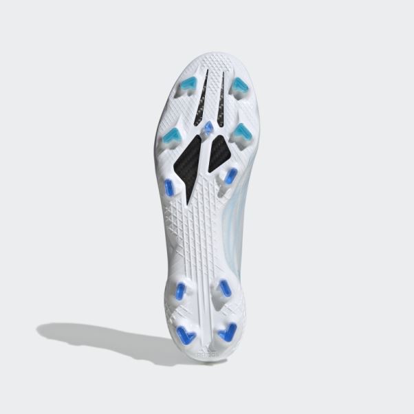 Adidas Blanc X Speedflow.1 Chaussures De Sol Ferme