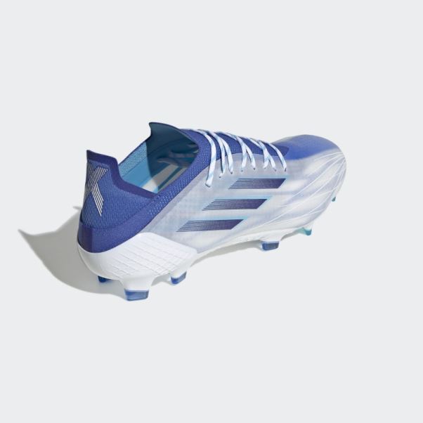 Adidas Blanc X Speedflow.1 Chaussures De Sol Ferme