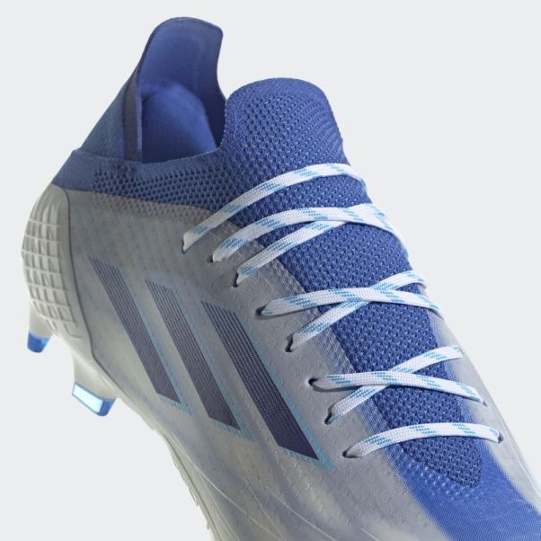 Adidas Blanc X Speedflow.1 Chaussures De Sol Ferme